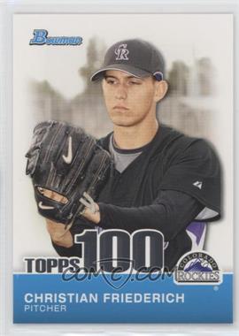 2010 Bowman - Topps 100 Prospects #TP28 - Christian Friedrich