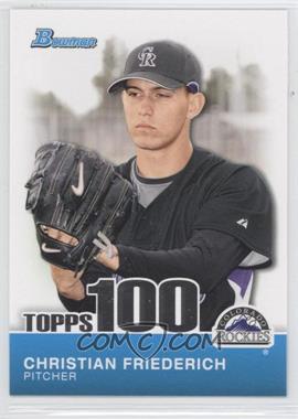 2010 Bowman - Topps 100 Prospects #TP28 - Christian Friedrich