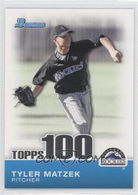 2010 Bowman - Topps 100 Prospects #TP8 - Tyler Matzek