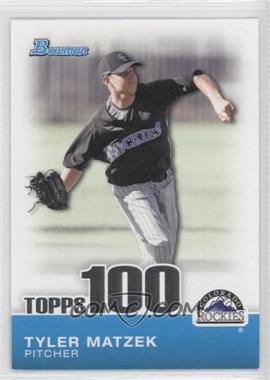 2010 Bowman - Topps 100 Prospects #TP8 - Tyler Matzek