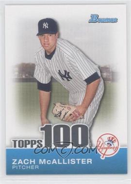 2010 Bowman - Topps 100 Prospects #TP82 - Zach McAllister