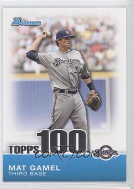 2010 Bowman - Topps 100 Prospects #TP95 - Mat Gamel