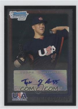 2010 Bowman - Wrapper Redemption USA Autographs - Black #WR42 - Tyler Anderson /25