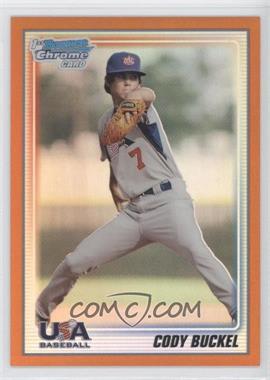 2010 Bowman Chrome - 18U USA Team - Orange Refractor #USA18-BC1 - Cody Buckel /25