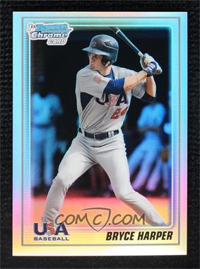 2010 Bowman Chrome - 18U USA Team - Refractor #USA18-BC8 - Bryce Harper /777