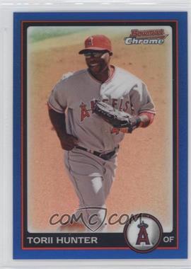 2010 Bowman Chrome - [Base] - Blue Refractor #116 - Torii Hunter /150