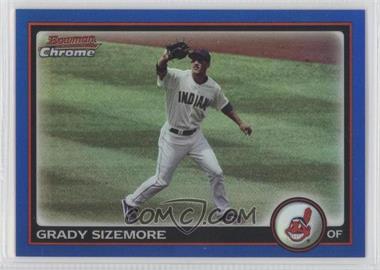 2010 Bowman Chrome - [Base] - Blue Refractor #127 - Grady Sizemore /150