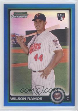 2010 Bowman Chrome - [Base] - Blue Refractor #209 - Wilson Ramos /150