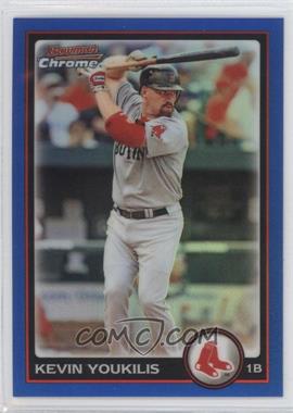 2010 Bowman Chrome - [Base] - Blue Refractor #47 - Kevin Youkilis /150