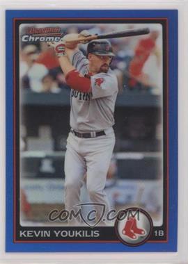 2010 Bowman Chrome - [Base] - Blue Refractor #47 - Kevin Youkilis /150