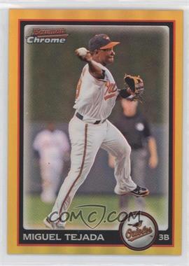 2010 Bowman Chrome - [Base] - Gold Refractor #170 - Miguel Tejada /50