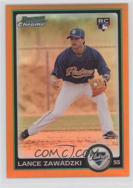 2010 Bowman Chrome - [Base] - Orange Refractor #220 - Lance Zawadzki /25