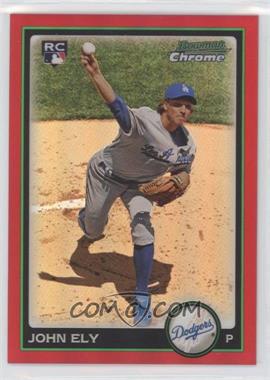 2010 Bowman Chrome - [Base] - Red Refractor #193 - John Ely /5