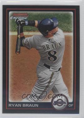 2010 Bowman Chrome - [Base] - Refractor #1 - Ryan Braun