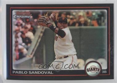 2010 Bowman Chrome - [Base] - Refractor #119 - Pablo Sandoval