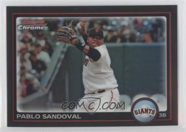 2010 Bowman Chrome - [Base] - Refractor #119 - Pablo Sandoval