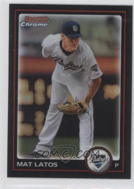 2010 Bowman Chrome - [Base] - Refractor #161 - Mat Latos