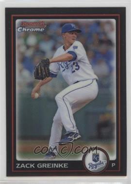 2010 Bowman Chrome - [Base] - Refractor #3 - Zack Greinke