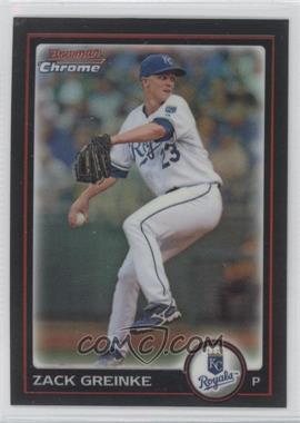 2010 Bowman Chrome - [Base] - Refractor #3 - Zack Greinke