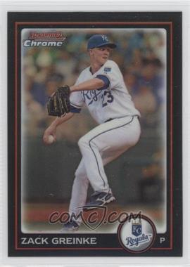 2010 Bowman Chrome - [Base] - Refractor #3 - Zack Greinke