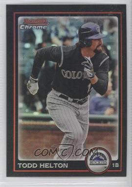 2010 Bowman Chrome - [Base] - Refractor #40 - Todd Helton