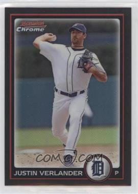 2010 Bowman Chrome - [Base] - Refractor #87 - Justin Verlander [EX to NM]