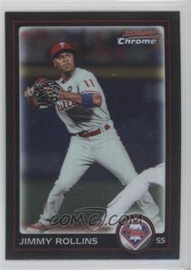 2010 Bowman Chrome - [Base] #107 - Jimmy Rollins