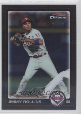 2010 Bowman Chrome - [Base] #107 - Jimmy Rollins