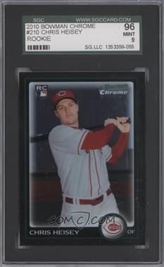 2010 Bowman Chrome - [Base] #210 - Chris Heisey [SGC 9 MINT]