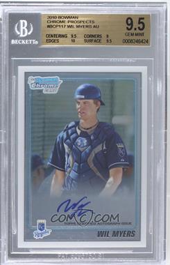 2010 Bowman Chrome - Prospects - Autographs #BCP117 - Wil Myers [BGS 9.5 GEM MINT]