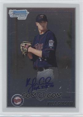 2010 Bowman Chrome - Prospects - Autographs #BCP202 - Kyle Gibson