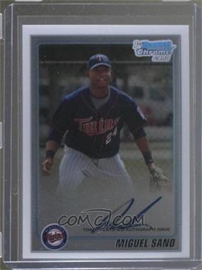 2010 Bowman Chrome - Prospects - Autographs #BCP205 - Miguel Sano