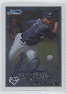 2010 Bowman Chrome - Prospects - Autographs #BCP215 - Simon Castro