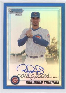 2010 Bowman Chrome - Prospects - Blue Refractor Autographs #BCP213 - Robinson Chirinos /150