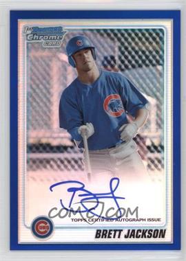 2010 Bowman Chrome - Prospects - Blue Refractor Autographs #BCP93 - Brett Jackson /150