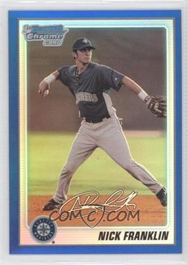 2010 Bowman Chrome - Prospects - Blue Refractor #BCP103 - Nick Franklin /250