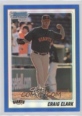 2010 Bowman Chrome - Prospects - Blue Refractor #BCP111 - Craig Clark /150