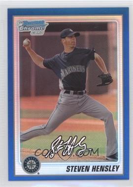 2010 Bowman Chrome - Prospects - Blue Refractor #BCP114 - Steven Hensley /150