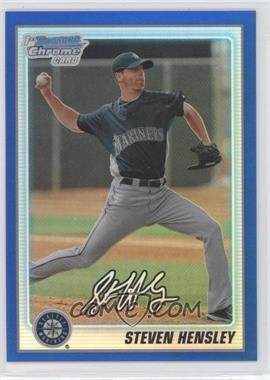 2010 Bowman Chrome - Prospects - Blue Refractor #BCP114 - Steven Hensley /150