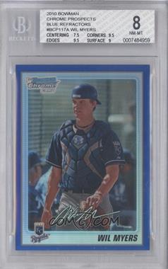 2010 Bowman Chrome - Prospects - Blue Refractor #BCP117 - Wil Myers /150 [BGS 8 NM‑MT]