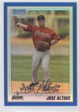 2010 Bowman Chrome - Prospects - Blue Refractor #BCP137 - Jose Altuve /150