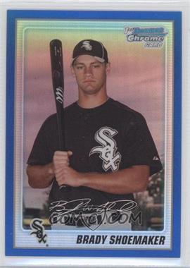 2010 Bowman Chrome - Prospects - Blue Refractor #BCP154 - Brady Shoemaker /150