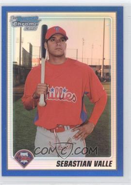 2010 Bowman Chrome - Prospects - Blue Refractor #BCP16 - Sebastian Valle /250