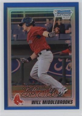 2010 Bowman Chrome - Prospects - Blue Refractor #BCP179 - Will Middlebrooks /150