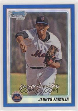 2010 Bowman Chrome - Prospects - Blue Refractor #BCP197 - Jeurys Familia /150