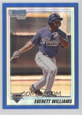 2010 Bowman Chrome - Prospects - Blue Refractor #BCP200 - Everett Williams /150