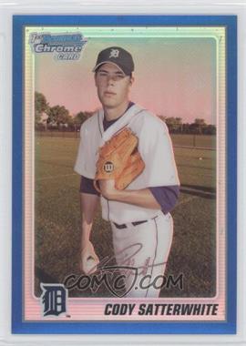 2010 Bowman Chrome - Prospects - Blue Refractor #BCP26 - Cody Satterwhite /250