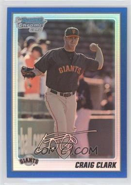 2010 Bowman Chrome - Prospects - Blue Refractor #BCP27 - Craig Clark /250