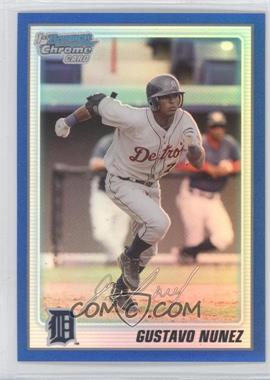 2010 Bowman Chrome - Prospects - Blue Refractor #BCP33 - Gustavo Nunez /250