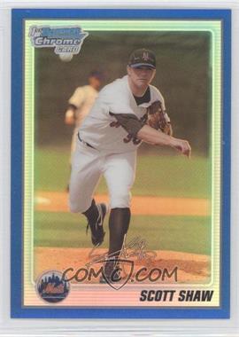 2010 Bowman Chrome - Prospects - Blue Refractor #BCP34 - Scott Shaw /250